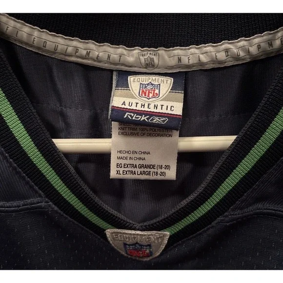 Seattle Seahawks Alexander #37 Jersey, Youth xl, Authentic Reebok. Fits W sm/med - Picture 4 of 5
